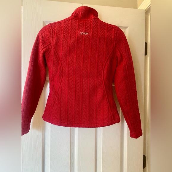 Spyder Vibrant Pink Knit Sweater - Picture 2 of 4